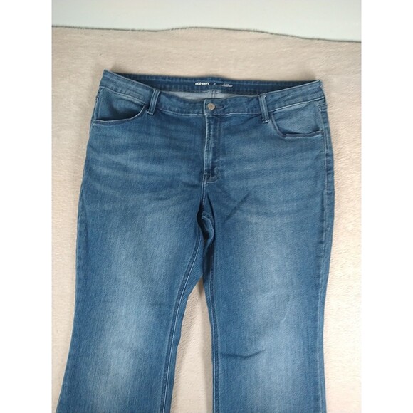 Old Navy Wow Boot Cut Jeans Women's 16 Mid Rise Stretch - Picture 3 of 11